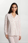 Ensemble pyjama coton motif cœur