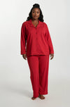 Ensemble pyjama coton rouge