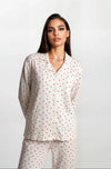 Ensemble pyjama coton motif cœur