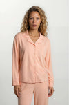 Ensemble pyjama coton rose saumon