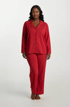 Ensemble pyjama coton rouge