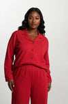 Ensemble pyjama coton rouge